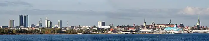 Panorama de la ville de Tallinn.