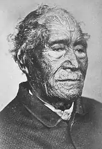 Chef maori Tāmati Wāka Nene, Elizabeth Pulman, 1870