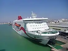 Vue générale du navire.