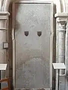 Dalle funéraire de Mathieu de Montmorency.