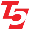 Logo de Tele 5 du 22 septembre 2005 au 7 janvier 2010