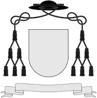 Ornements extérieurs de l'écu des protonotaires apostoliques honoraires.