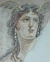 Mosaïque romaine représentant Téthys, :musée archéologique d'Hatay&nbsp;(en).