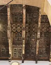 Le plafond de la nef centrale.