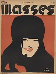 Dessin de Hugo Gellert&nbsp;(en) (novembre 1916).