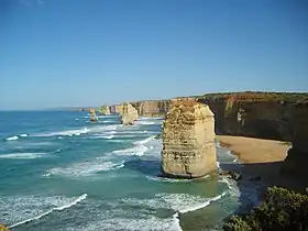 Les Douze Apôtres tels qu'ils étaient en décembre 2006.