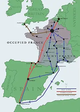 Carte de l'organisation