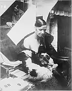 Portrait simultané de Nelly-Pétro, Theo van Doesburg, photomontage, 1926 (?). Leiden University Library&nbsp;(en).