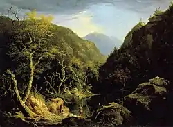 L'automne dans les Catskills par Thomas Cole (1827).