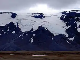 Vue du glacier.