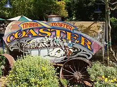 Timber Twister à Gilroy Gardens