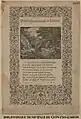 Tisbé épouvantée de la lionne, gravure de Bernard Salomon publiée dans la Métamorphose d'Ovide figurée par Jean de Tournes dans l'édition de 1564.