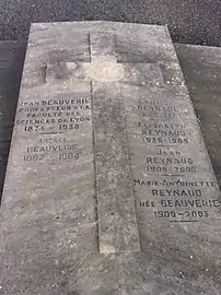 Tombe de Jean Beauverie.