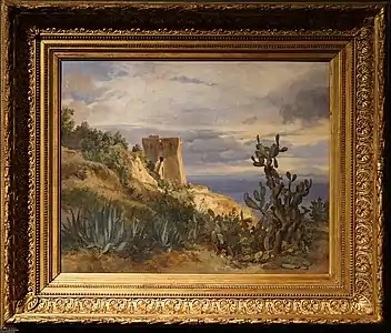 Tour en bordure de mer, musée des Beaux-Arts de Reims.