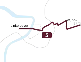 Voir la carte de la ligne.