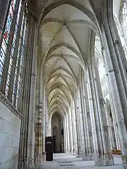 Collatéral de l'abbatiale.