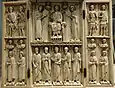 Triptyque Harbaville, ivoire, milieu du Xe&nbsp;siècle, Constantinople, musée du Louvre.