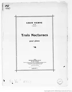 Image illustrative de l’article Nocturnes de Vierne