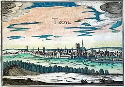 Troyes de son Plans et profils....