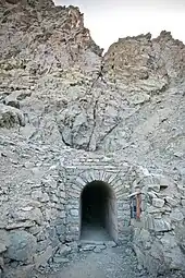 Tunnel traversette France - aout 2017