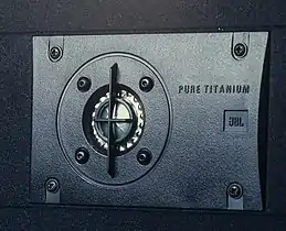 Tweeter à dôme métallique en titane