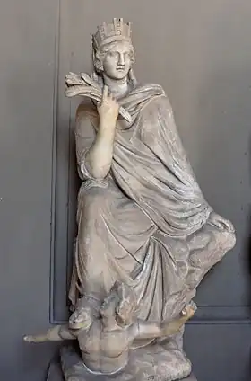 La Tyché d'Antioche. Marbre, copie romaine d'un original grec en bronze du Ier siècle av. J.-C.