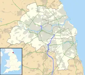 Voir sur la carte administrative du Tyne and Wear