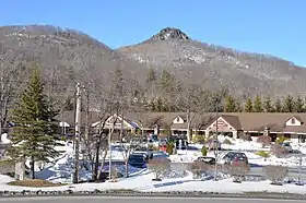 Vue de Peak Mountain depuis Tynecastle.