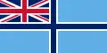 Version différente du Civil Air Ensign, couleur "sky blue"
