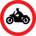Deux-roues motorisés interdits