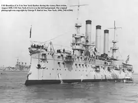 illustration de USS Brooklyn (ACR-3)