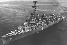 illustration de USS Franks (DD-554)