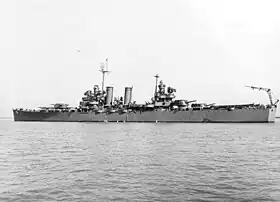 illustration de USS Nashville (CL-43)