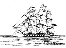 illustration de USS Randolph (1776)