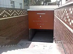Entrée de la station Ulduz.