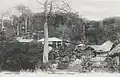 Une vue à Bangui (sur l'Oubangui), entre 1896 et 1910