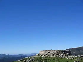 Tour d'Urkulu, vestige situé au sommet.