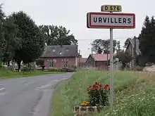 Entrée d'Urvillers