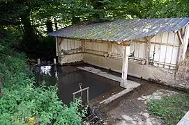 Le lavoir du lieu-ditla Cressonnière.