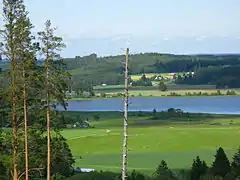 Vue de la tour de Vaaranmäki à Saari.