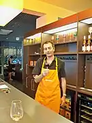 Dégustation au caveau.