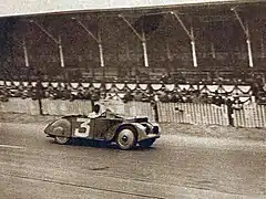 Vainqueurs du Grand Prix Tourisme de Guypuzcoa 1926, René Léonard et Manso de Zúñiga.