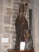 Statue de saint Marcoul.