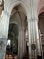 Collatéral sud, 2e&nbsp;travée, vue vers le nord-ouest.
