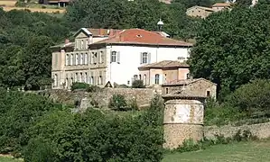 Le château de la Rivoire, reconstruit au XVIIIe&nbsp;siècle.