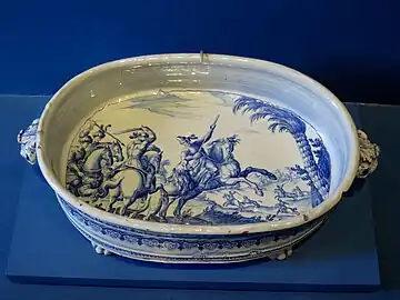 Vasque, chasse au lion.