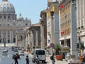 Vue de la mission diplomatique