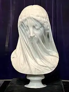 La Vierge voilée, circa 1850 (conservée par les Sœurs de la Présentation de Marie de l’Archidiocèse de Saint-Jean / Basilique St. John the Baptist).