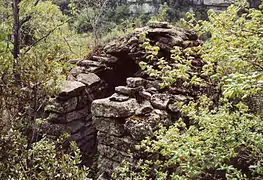 Au lieu-dit le Verger, extérieur de la borie no&nbsp;39.