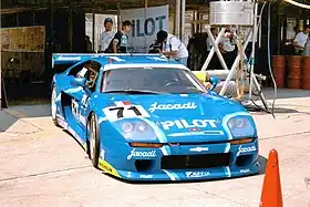 La Venturi 600 LM no&nbsp;71 du team Pilot/Jacadi, engagée aux 1000 km de Suzuka en août 1994 (Championnat BPR), pilotée par Michel Ferté et Éric Hélary.